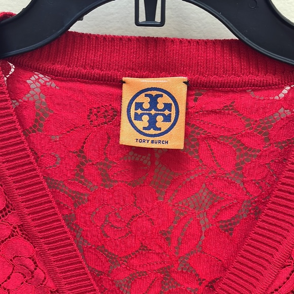 Elegant ! Eye catching New Cardigan Sz M by Tory Burch - Picture 2 of 5